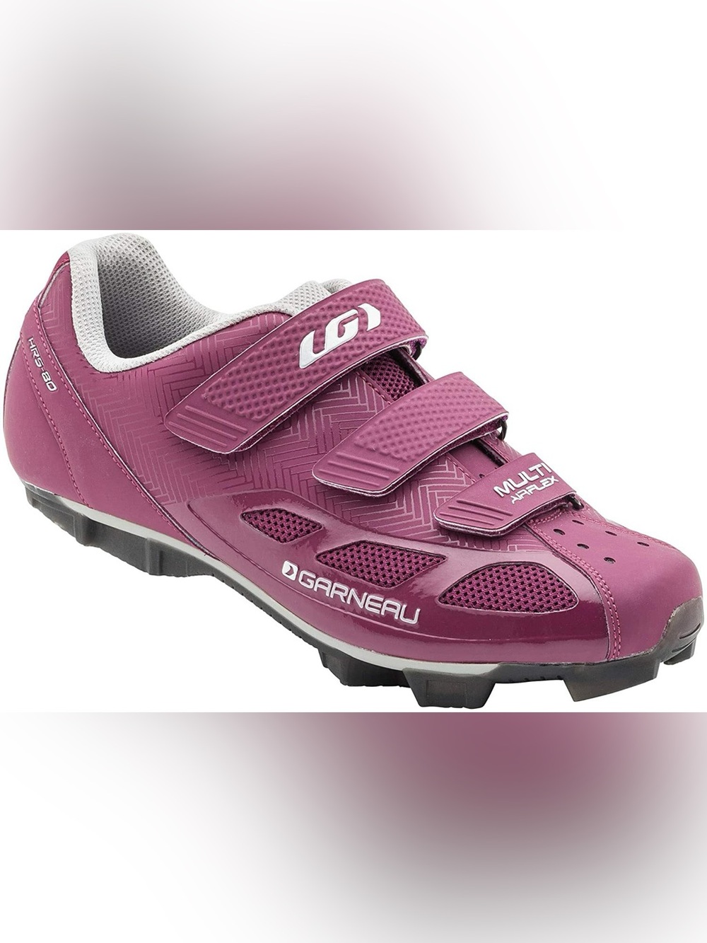Louis Garneau Multi Air Flex cycling cleat shoes in magenta purple
